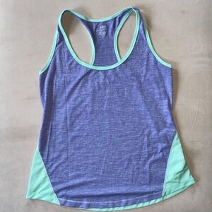 🎁3/$10🔴Women's Blue and Green Racerback Tank Top